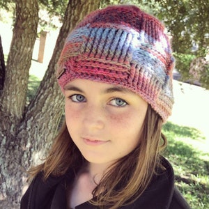 Crochet Pattern for Patchwork Beanie Hat | 3 sizes | Crochet Hat Pattern | DIY Tutorial | Hat Crocheting Pattern