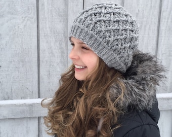 Slouch hats knitting patterns Etsy What a slouch hat