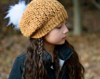 Crochet Pattern for Tribeca Slouch Hat | 4 sizes | Crochet Slouch Hat Pattern | DIY Tutorial | Hat Crocheting Pattern