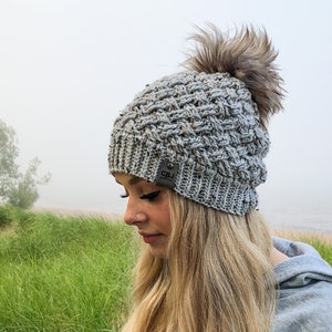 Crochet Pattern for Diagonal Weave Slouch | 5 sizes baby - large adult | DIY Written Tutorial | Hat Crocheting Pattern | Crochet Hat Pattern