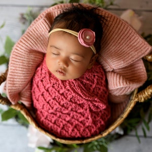 Crochet Pattern for Mini Harlequin Baby Swaddle Sack/Cocoon hat pattern NOT included Crochet Baby Pattern Baby Cocoon Crochet Pattern image 1