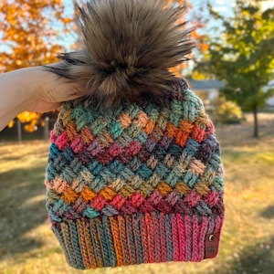 Crochet Pattern for Diagonal Weave Slouch | 5 sizes baby - large adult | DIY Written Tutorial | Hat Crocheting Pattern | Crochet Hat Pattern