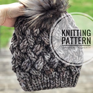 KNIT Pattern for Yukon Slouch | Knitting Pattern PDF Instructions | DIY Written Tutorial | Hat Knitting Pattern | Knit Hat Pattern