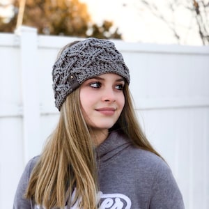 Crochet Pattern for Arctic Weave Ear Warmer | 3 sizes | Crochet Ear Warmer Pattern | DIY Tutorial | Headband Crocheting Pattern