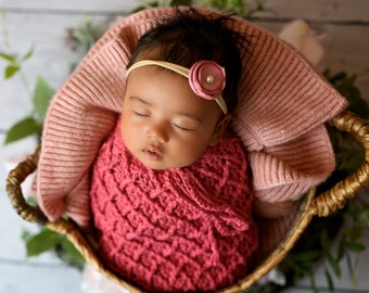 Crochet Pattern for Mini Harlequin Baby Swaddle Sack/Cocoon (hat pattern NOT included) | Crochet Baby Pattern | Baby Cocoon Crochet Pattern