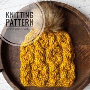 KNIT Pattern for Iron Range Beanie | PDF Hat Knitting Instructions | DIY Written Tutorial