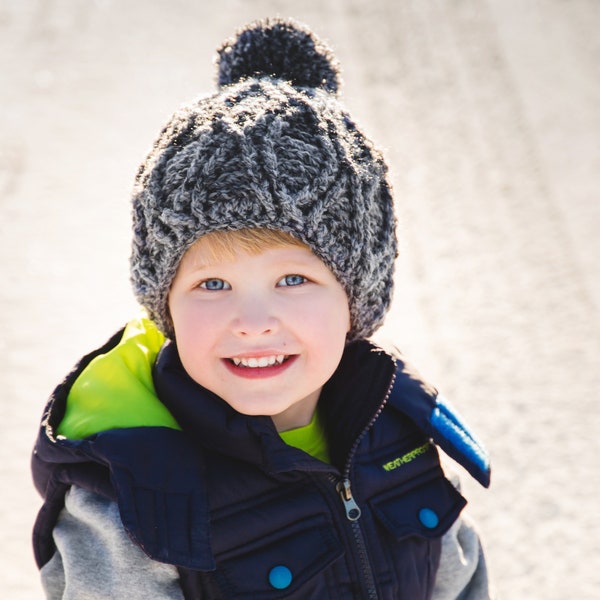 Crochet Pattern for Winter Frost Chunky Beanie (hat pattern only) | 5 sizes | Crochet Hat Pattern | DIY Tutorial | Hat Crocheting Pattern