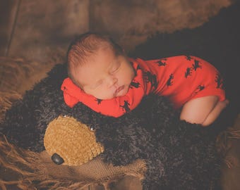 Crochet Pattern for Faux Bear Skin Nursery Rug or Photo Prop | DIY Written Tutorial | Crochet Bear Rug Pattern | Bear Rug Crocheting Pattern