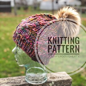 KNIT Pattern for Nolita Slouch | Knitting Pattern PDF Instructions | DIY Written Tutorial | Hat Knitting Pattern | Knit Hat Pattern