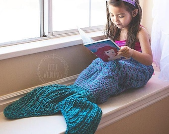 Crochet Pattern for Mermaid Tail Blanket  | DIY Tutorial | Baby Prop Crocheting Pattern | Crochet Mermaid Tail | Mermaid Crocheting Pattern