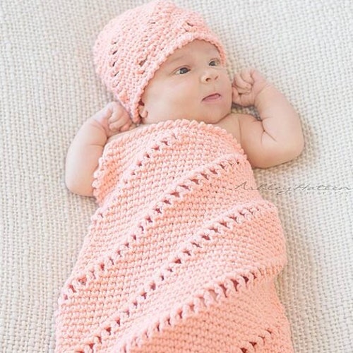Baby Pilgrim Crochet Pattern Cocoon and Hat Set PDF 240 - Etsy