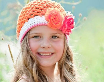 Crochet Pattern for Ainsley Hat | 8 sizes | Crochet Hat Pattern | DIY Tutorial | Hat Crocheting Pattern