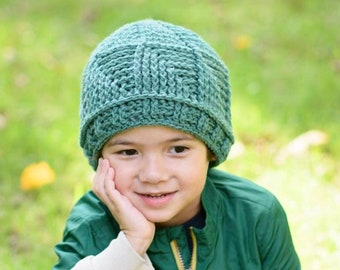 Crochet Pattern for Geometry Beanie Hat | 6 sizes | Crochet Hat Pattern | DIY Tutorial | Hat Crocheting Pattern