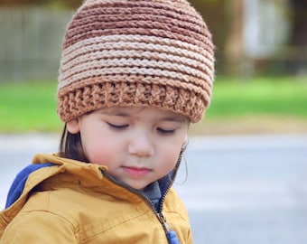 Crochet Pattern for Inside Out Reversible Beanie Hat | 7 sizes | Crochet Hat Pattern | DIY Tutorial | Hat Crocheting Pattern
