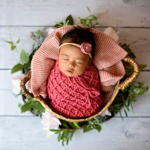 Crochet Pattern for Mini Harlequin Baby Swaddle Sack/Cocoon hat pattern NOT included Crochet Baby Pattern Baby Cocoon Crochet Pattern image 2