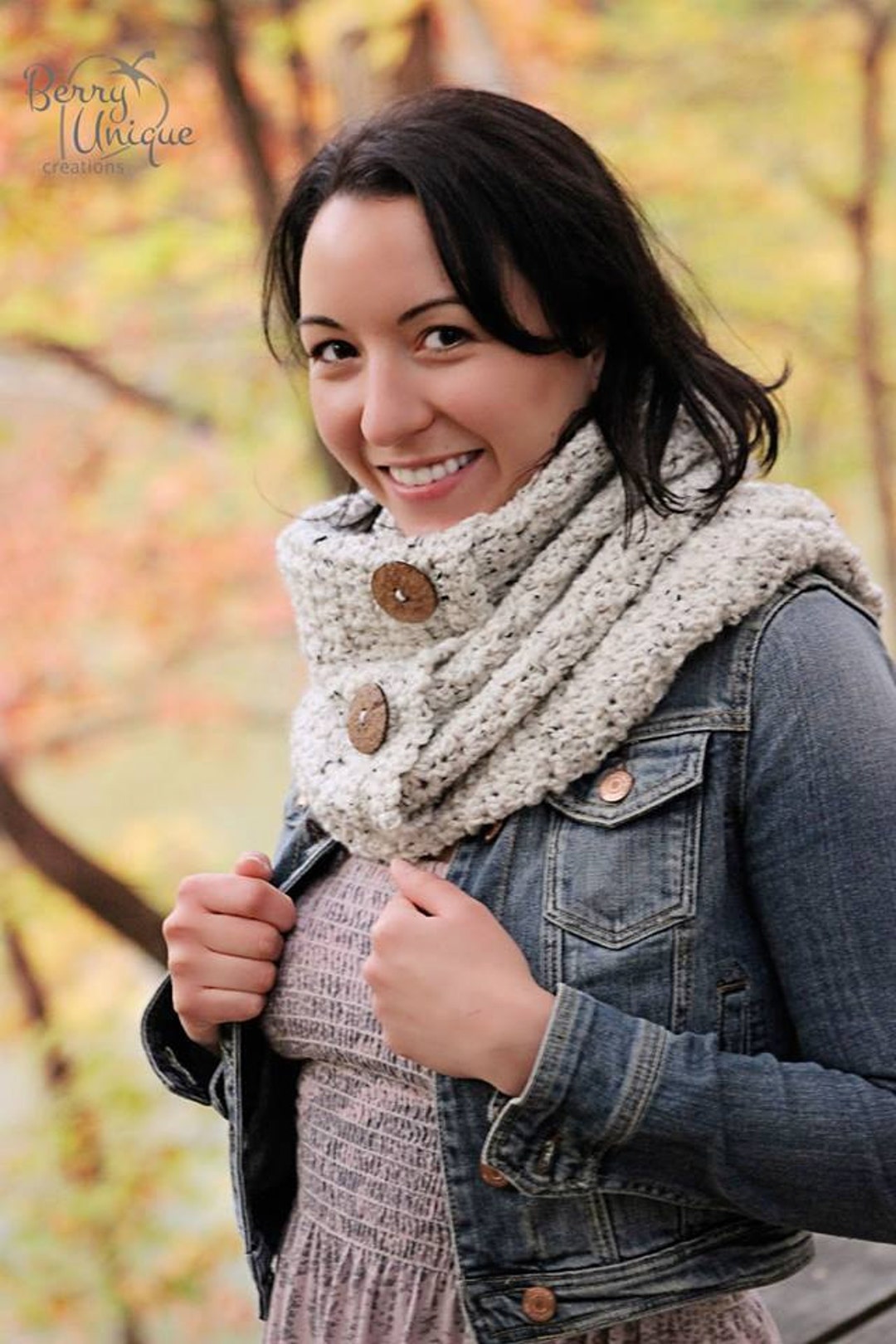 Crochet Pattern for Star Stitch Infinity Scarf or Cowl | Any Size ...