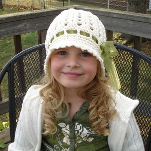 Crochet Pattern for Katrina Cloche Hat 5 sizes Crochet Hat Pattern DIY Tutorial Hat Crocheting Pattern image 4