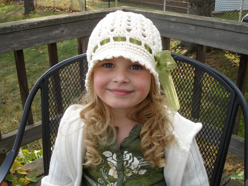 Crochet Pattern for Katrina Cloche Hat 5 sizes Crochet Hat Pattern DIY Tutorial Hat Crocheting Pattern image 4