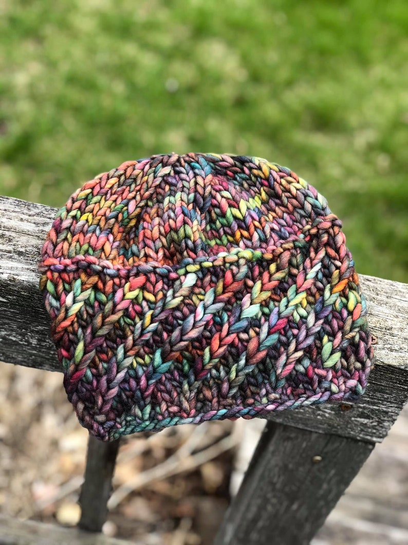 KNIT Pattern for Alpine Twist Beanie | Knitting Pattern PDF Instructions | DIY Written Tutorial | Hat Knitting Pattern | Knit Hat Pattern image 4