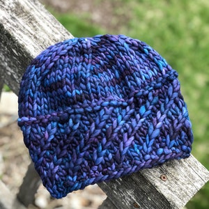 KNIT Pattern for Alpine Twist Beanie | Knitting Pattern PDF Instructions | DIY Written Tutorial | Hat Knitting Pattern | Knit Hat Pattern image 9