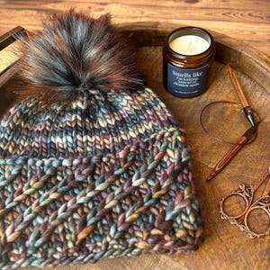 KNIT Pattern for Alpine Twist Beanie | Knitting Pattern PDF Instructions | DIY Written Tutorial | Hat Knitting Pattern | Knit Hat Pattern image 3