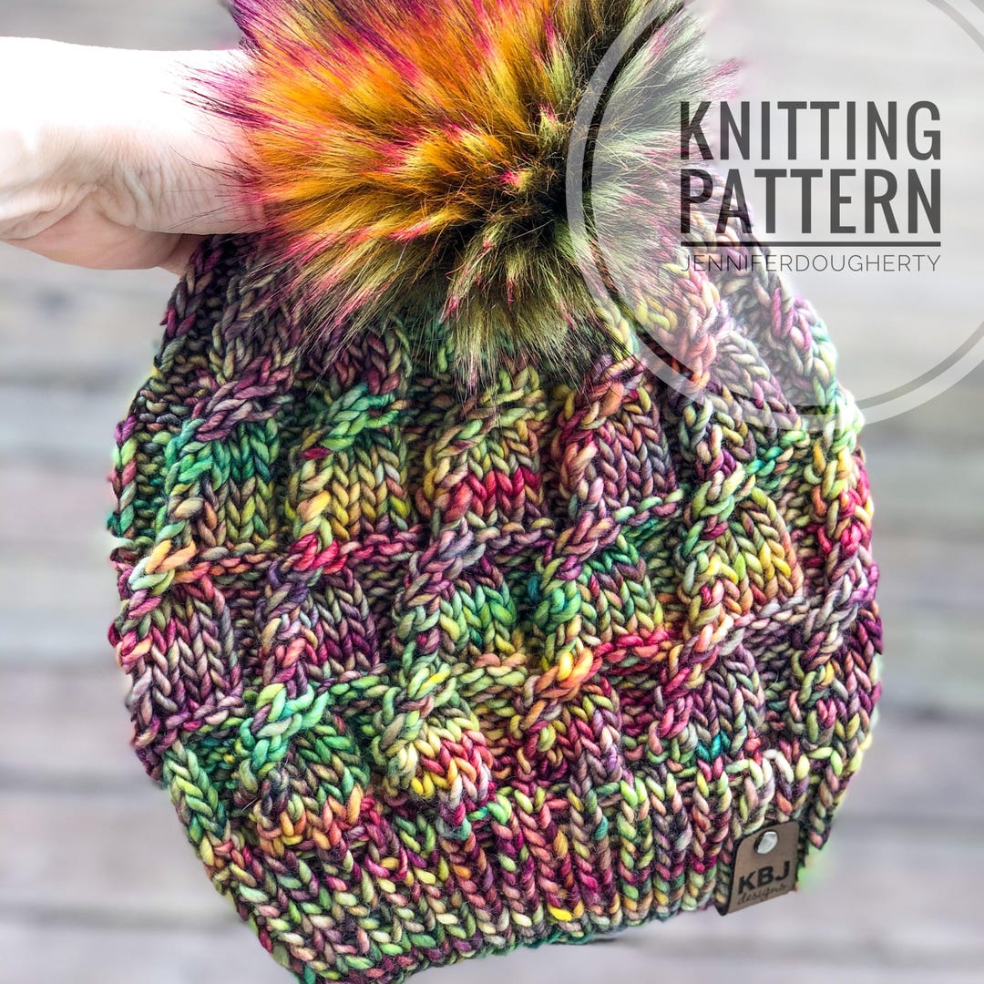 KNIT Pattern for Nolita Slouch Hat | PDF Knitting Instructions | DIY ...