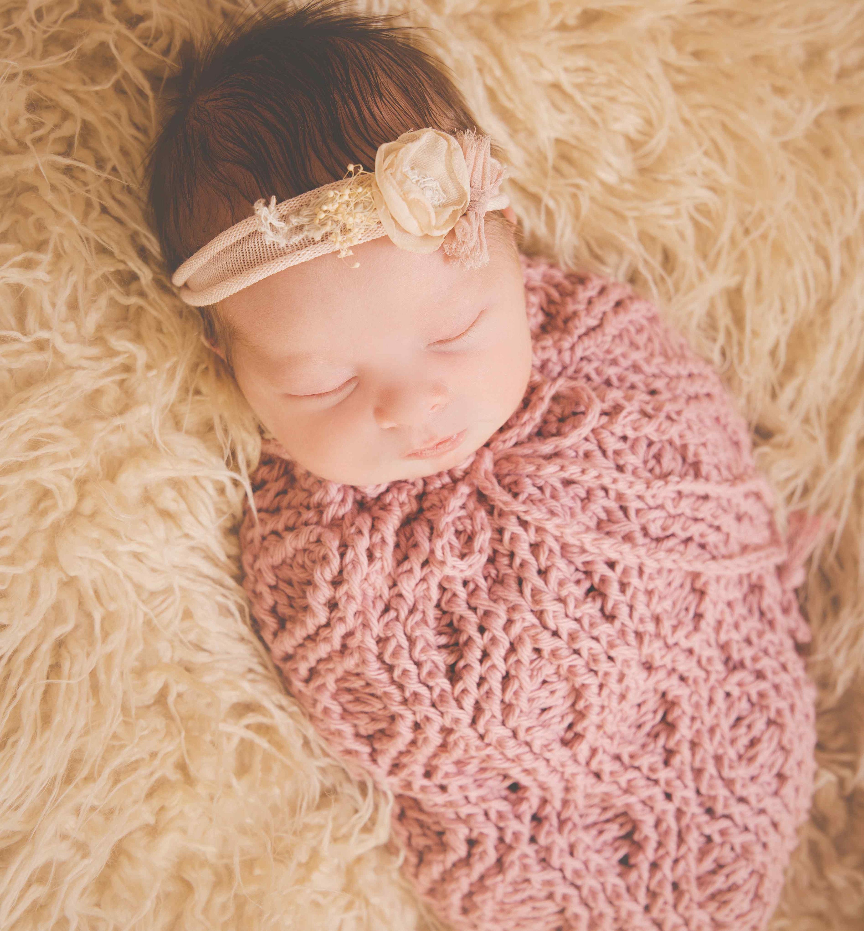 crochet swaddle