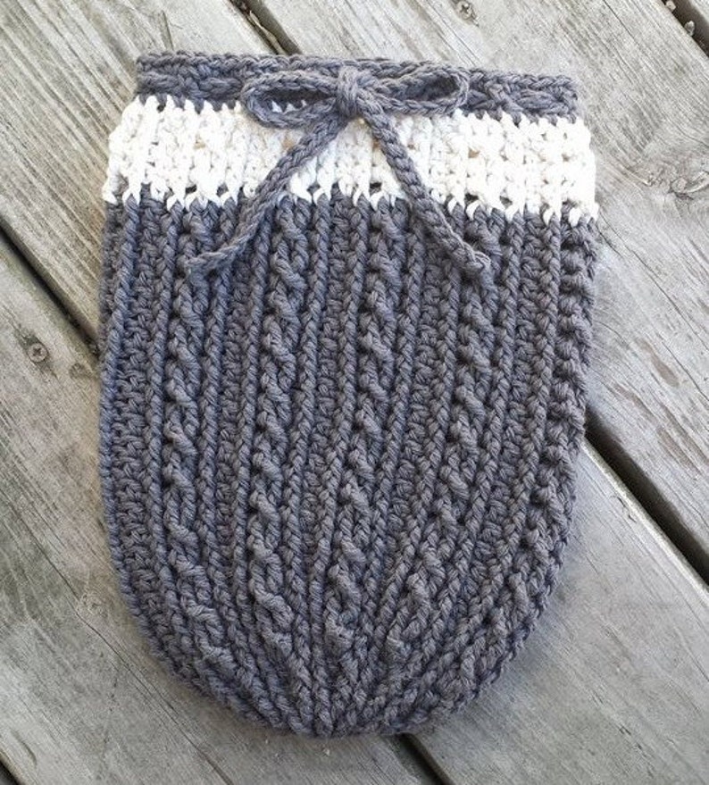 Crochet Pattern for Double Helix Baby Swaddle Sack or Cocoon Etsy