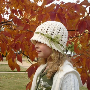 Crochet Pattern for Katrina Cloche Hat 5 sizes Crochet Hat Pattern DIY Tutorial Hat Crocheting Pattern image 3