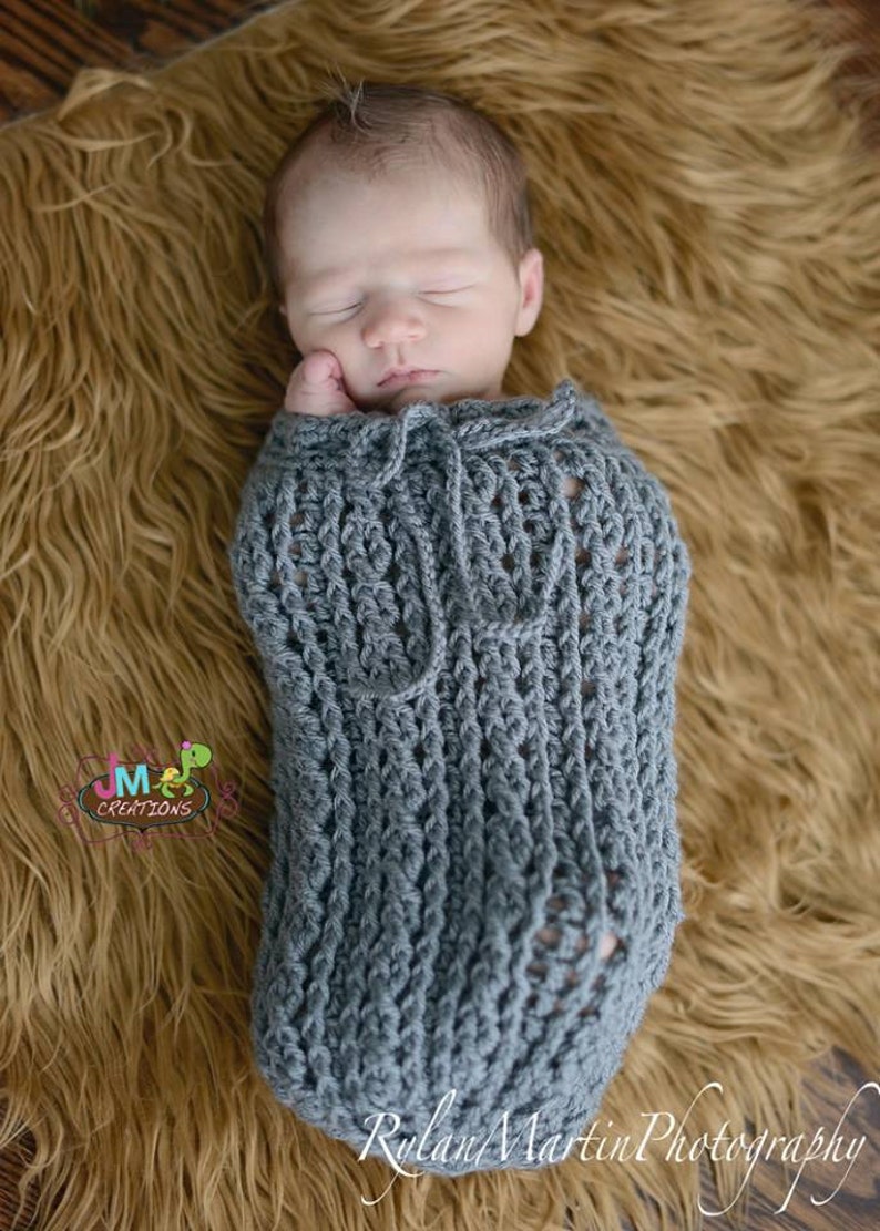Crochet Pattern for Double Helix Baby Swaddle Sack or Cocoon Etsy