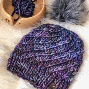 KNIT Pattern for Alpine Swirl Hat Knitting Pattern PDF Instructions DIY Written Tutorial Hat Knitting Pattern Knit Hat Pattern image 7