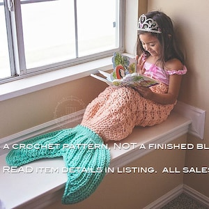 Mermaid Gifts for Girls, Mermaid Tail Blanket Mermaid Jewelry Makeup Set for Girls 3 4 5 6 7 8 9 10 11 12 Years Old