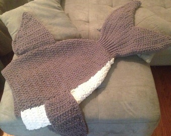 Crochet Pattern for Shark Tail Blanket | DIY Tutorial | Baby Prop Crocheting Pattern | Crochet Shark Tail Blanket | Shark Crocheting Pattern