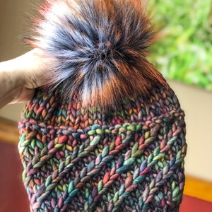 KNIT Pattern for Alpine Twist Beanie | Knitting Pattern PDF Instructions | DIY Written Tutorial | Hat Knitting Pattern | Knit Hat Pattern image 8