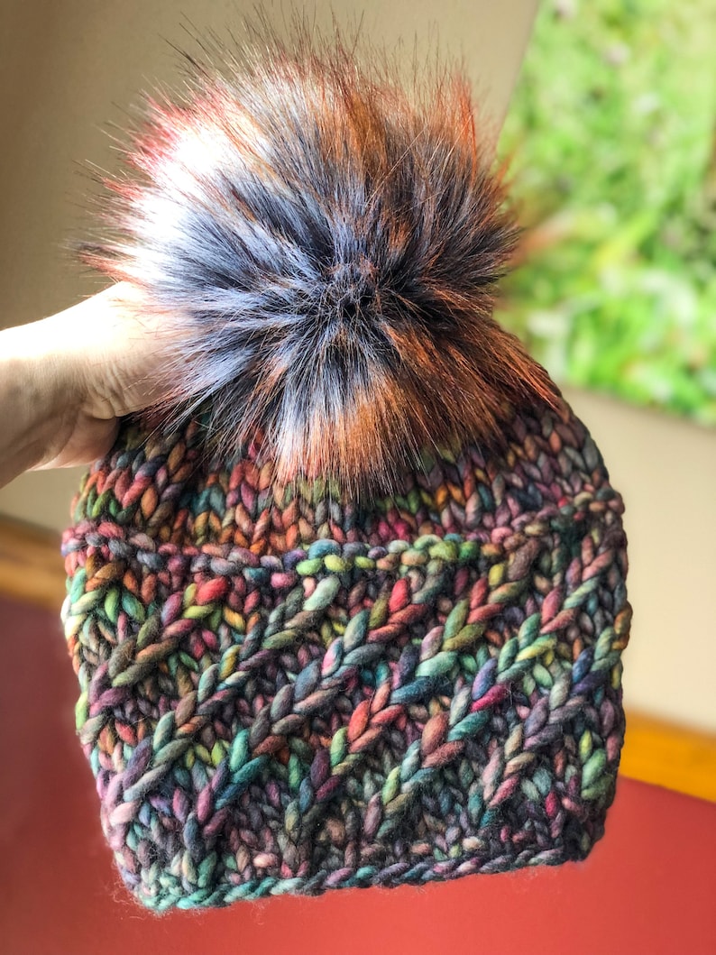 KNIT Pattern for Alpine Twist Beanie | Knitting Pattern PDF Instructions | DIY Written Tutorial | Hat Knitting Pattern | Knit Hat Pattern image 8