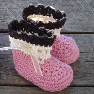 Crochet Pattern for Katrina Baby Booties  | 3 Sizes | Crochet Baby Booties Pattern | DIY Tutorial | Baby Shoes Crocheting Pattern