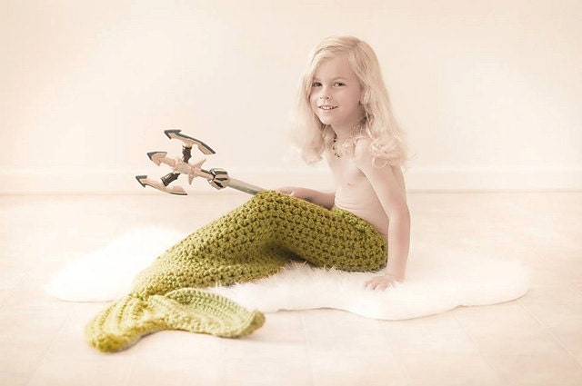 Crochet Pattern for Mermaid Tail Photography Prop Baby