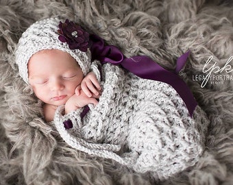 Crochet Pattern for Kylie Baby Cocoon or Swaddle Sack (hat pattern NOT included) | Crochet Cocoon Pattern | Baby Swaddle Crocheting Pattern