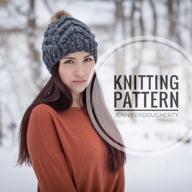 KNIT Pattern for Traverse Beanie Knitting Pattern PDF - Etsy