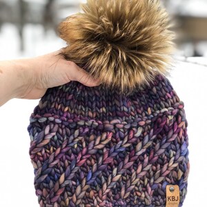 KNIT Pattern for Alpine Twist Beanie | Knitting Pattern PDF Instructions | DIY Written Tutorial | Hat Knitting Pattern | Knit Hat Pattern image 2
