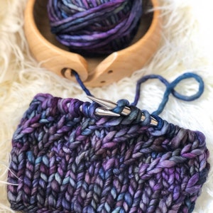 KNIT Pattern for Alpine Swirl Hat Knitting Pattern PDF Instructions DIY Written Tutorial Hat Knitting Pattern Knit Hat Pattern image 5