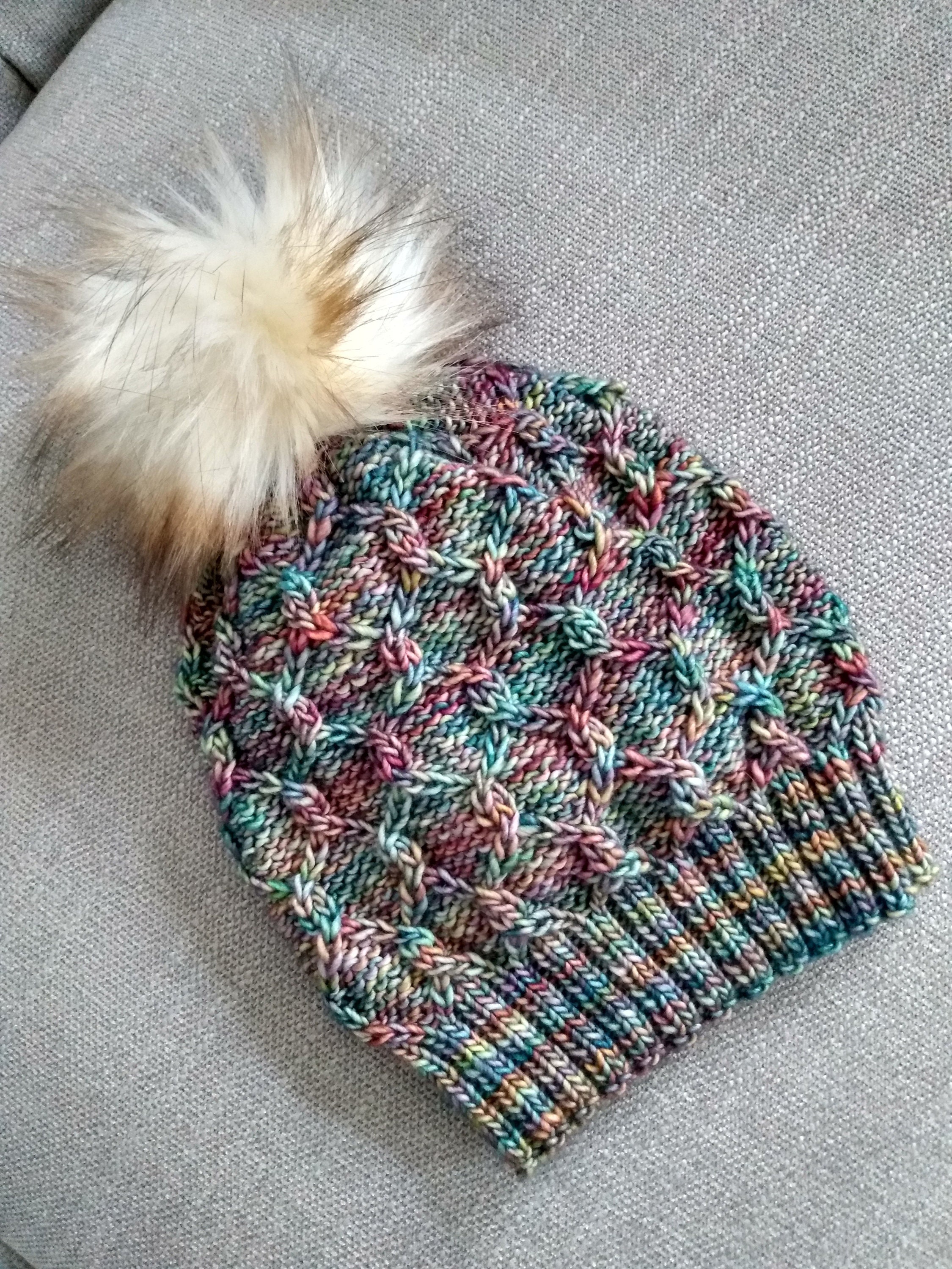 KNIT Pattern for Entangled Beanie | Knitting Pattern PDF Instructions ...