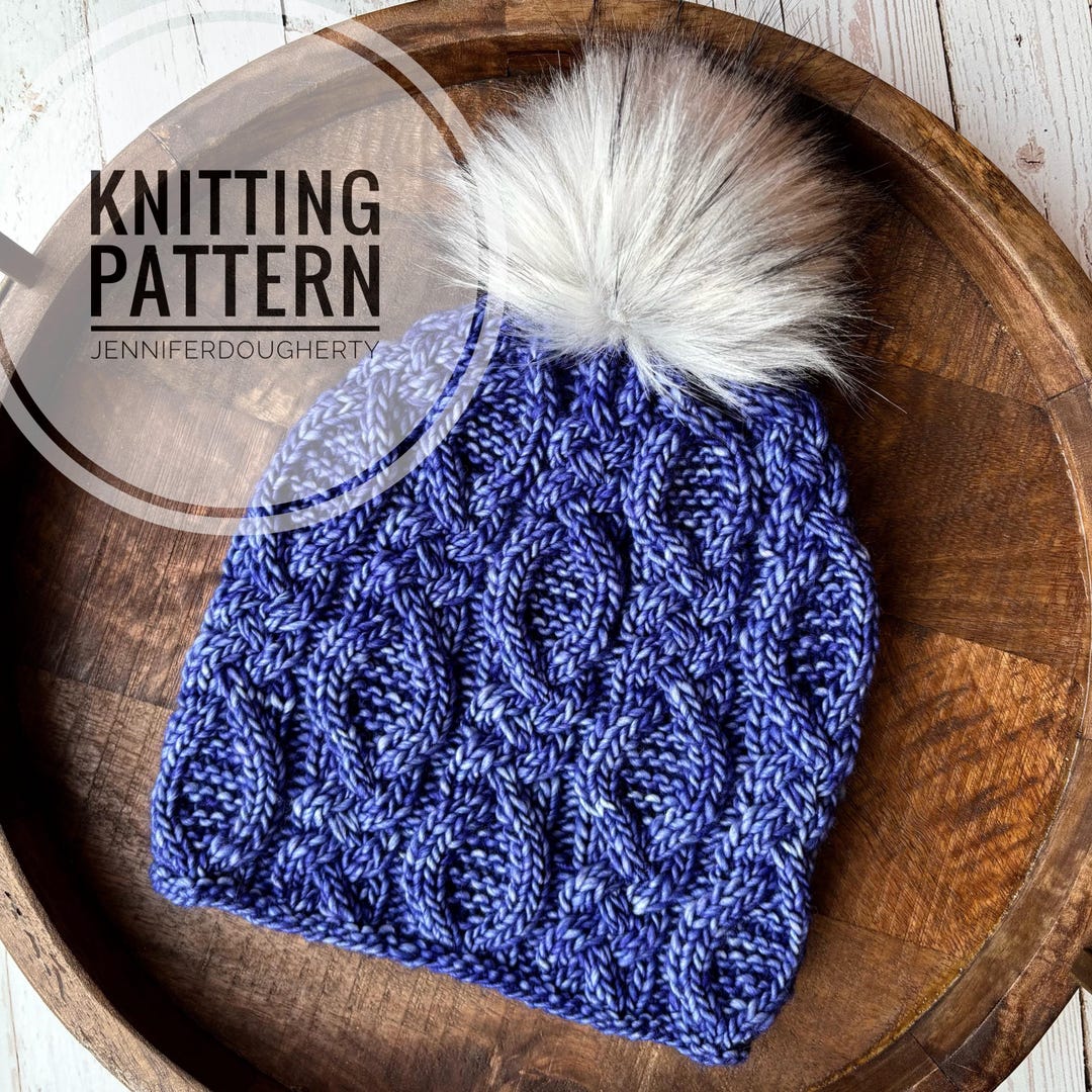 KNIT Pattern for Voyageur Beanie Hat | PDF Knitting Instructions | DIY ...