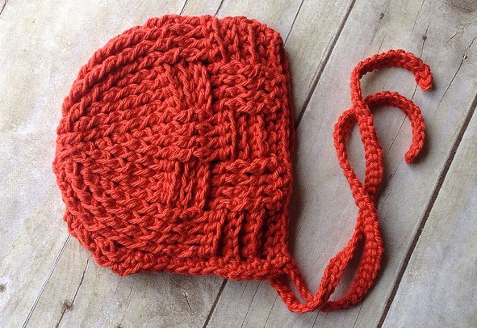 Crochet Pattern for Basket Weave Baby Hat 6 Sizes Etsy