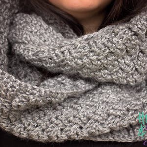 Crochet Pattern for Texture Weave Cowl Any Size Scarf or - Etsy