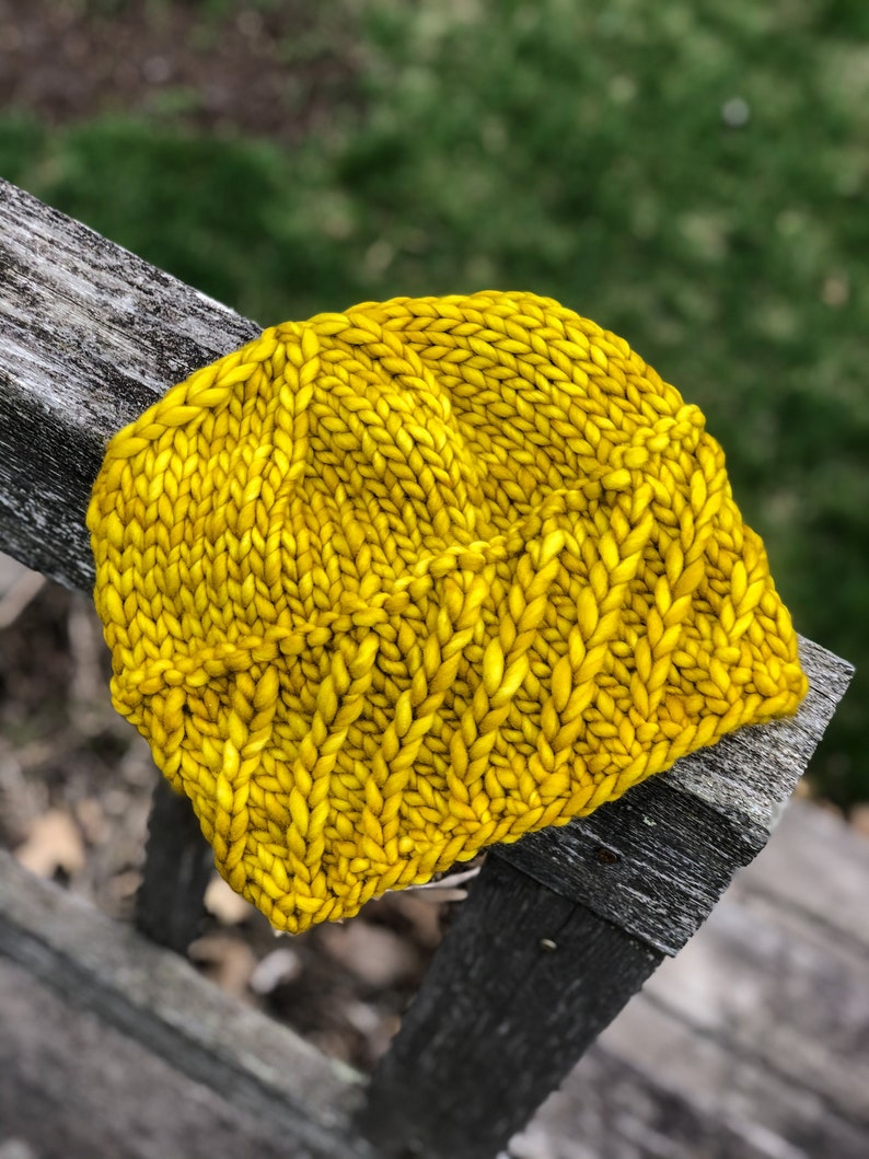 KNIT Pattern for Alpine Twist Beanie | Knitting Pattern PDF Instructions | DIY Written Tutorial | Hat Knitting Pattern | Knit Hat Pattern image 7