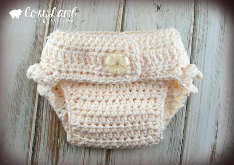 Crochet Pattern for Ruffle Bum Baby Diaper Cover 3 sizes Bonnet NOT included Crochet Diaper Cover Pattern Crocheting Pattern image 2