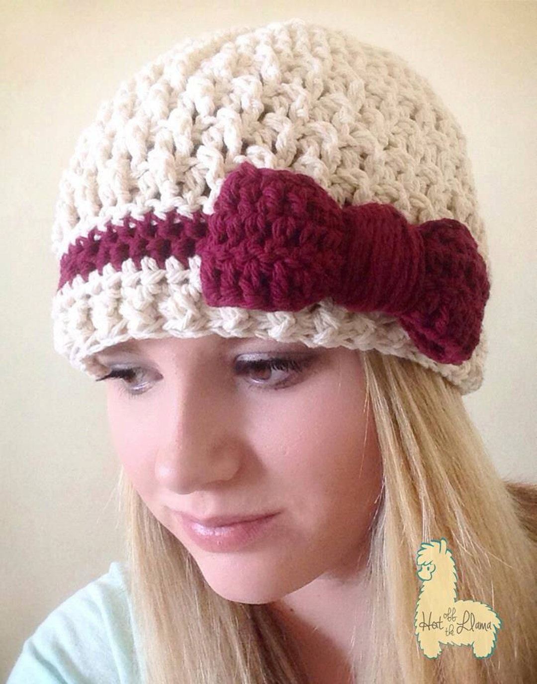 Crochet Pattern for Willow Beanie Hat 6 Sizes Crochet Hat Etsy