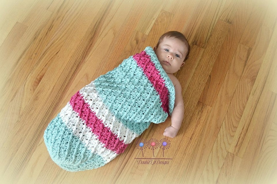 Crochet Pattern for Mini Harlequin Baby Swaddle Sack/cocoon Etsy