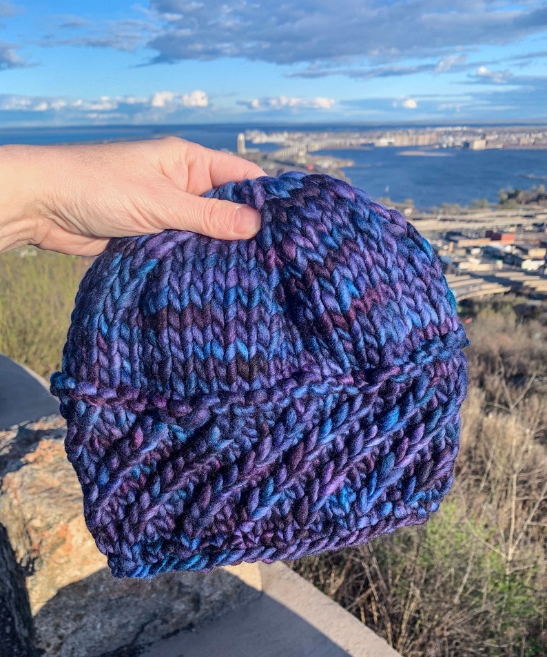 KNIT Pattern for Alpine Twist Beanie | Knitting Pattern PDF Instructions | DIY Written Tutorial | Hat Knitting Pattern | Knit Hat Pattern image 5